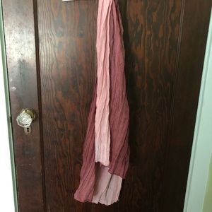 Pink hombre scarf